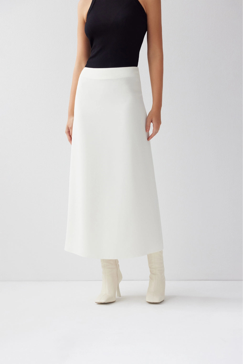 Lis | Straight Cut Lined Skirt