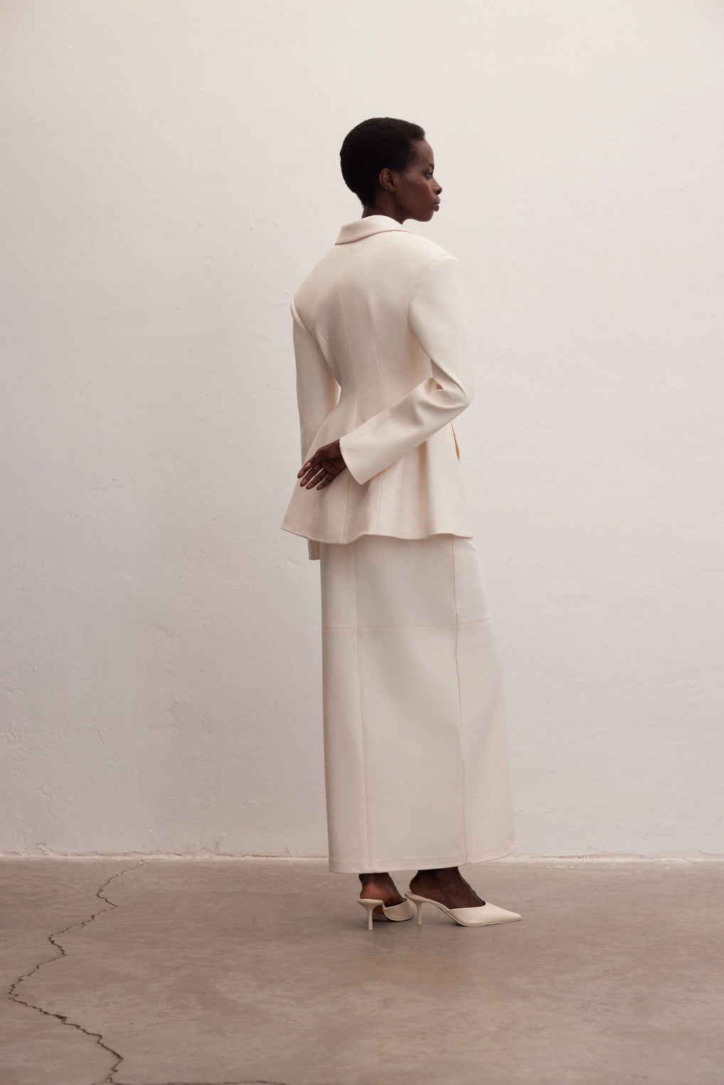 Eclipse | Leather Blazer