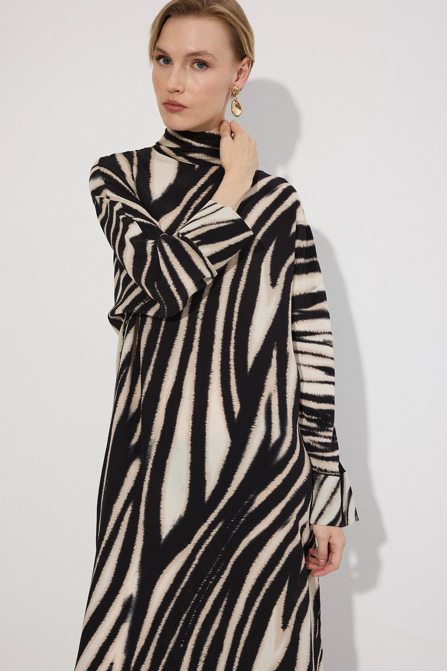 Abstract Patterned Dress