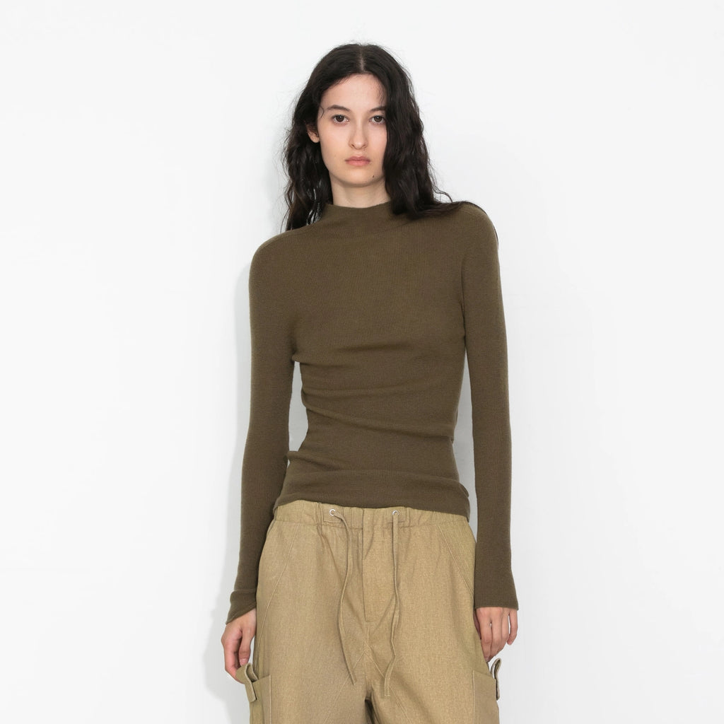 Merino Wool Turtleneck Knitwear Jumper