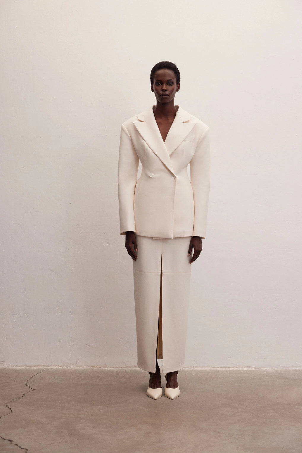 Eclipse | Leather Blazer