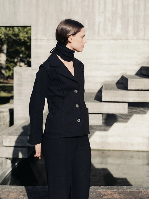 Boiled Wool Bar-Jacket