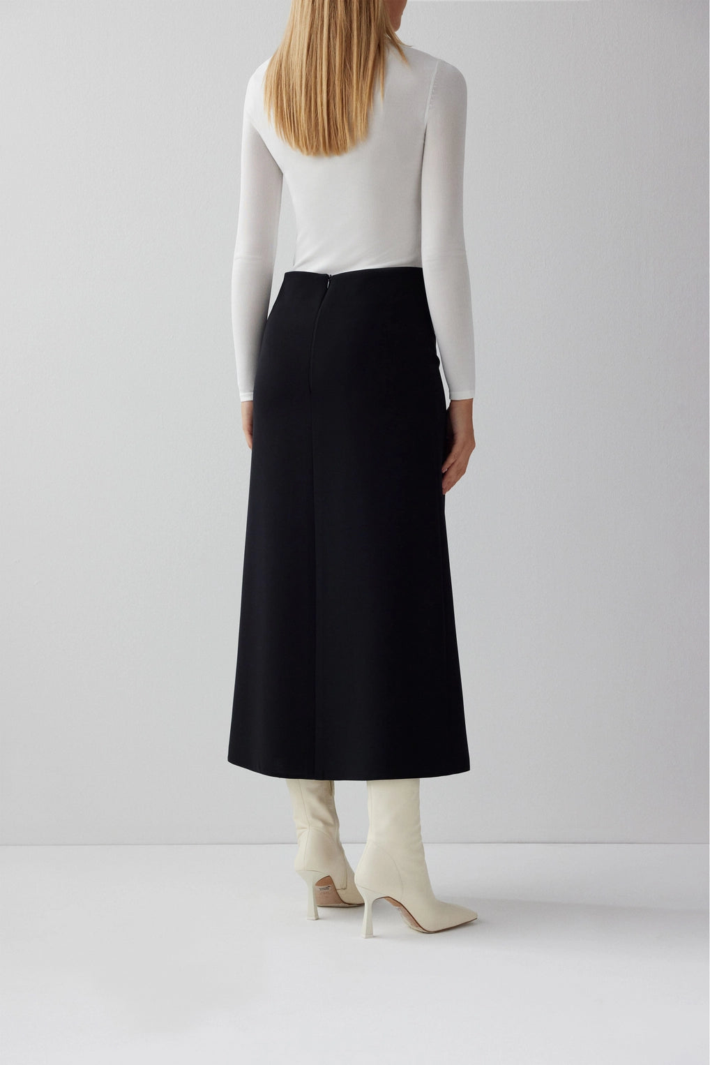 Lis | Straight Cut Lined Skirt