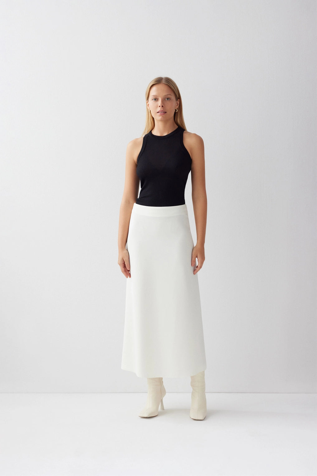 Lis | Straight Cut Lined Skirt