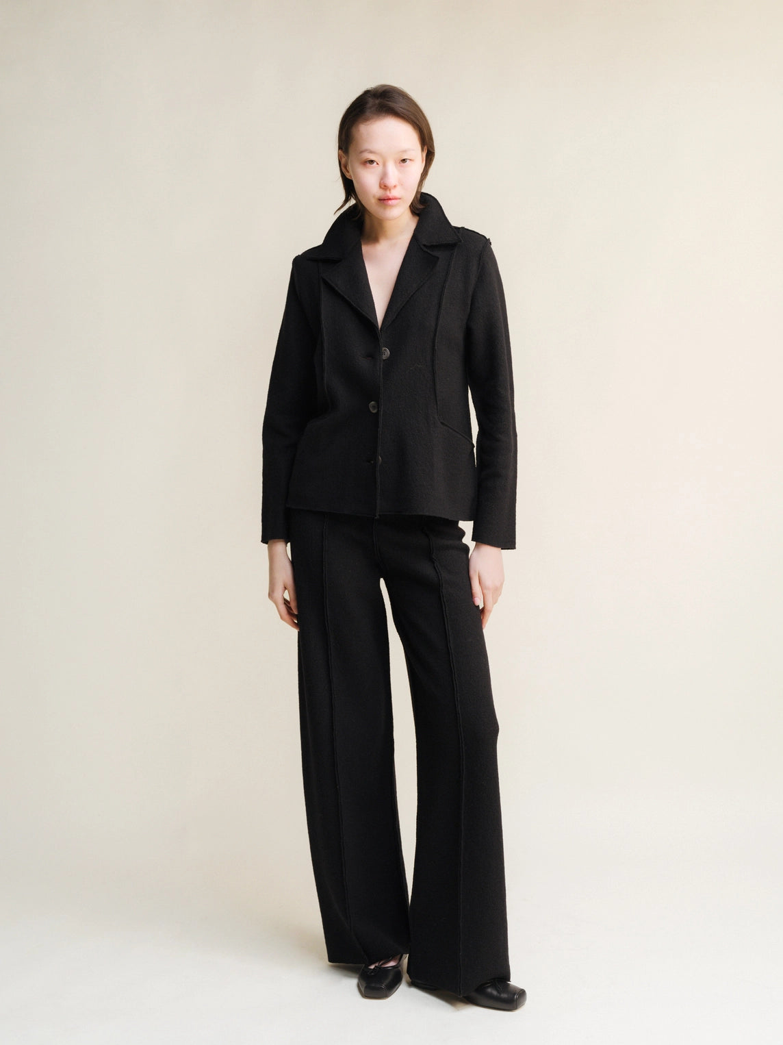 Boiled Wool Bar-Jacket