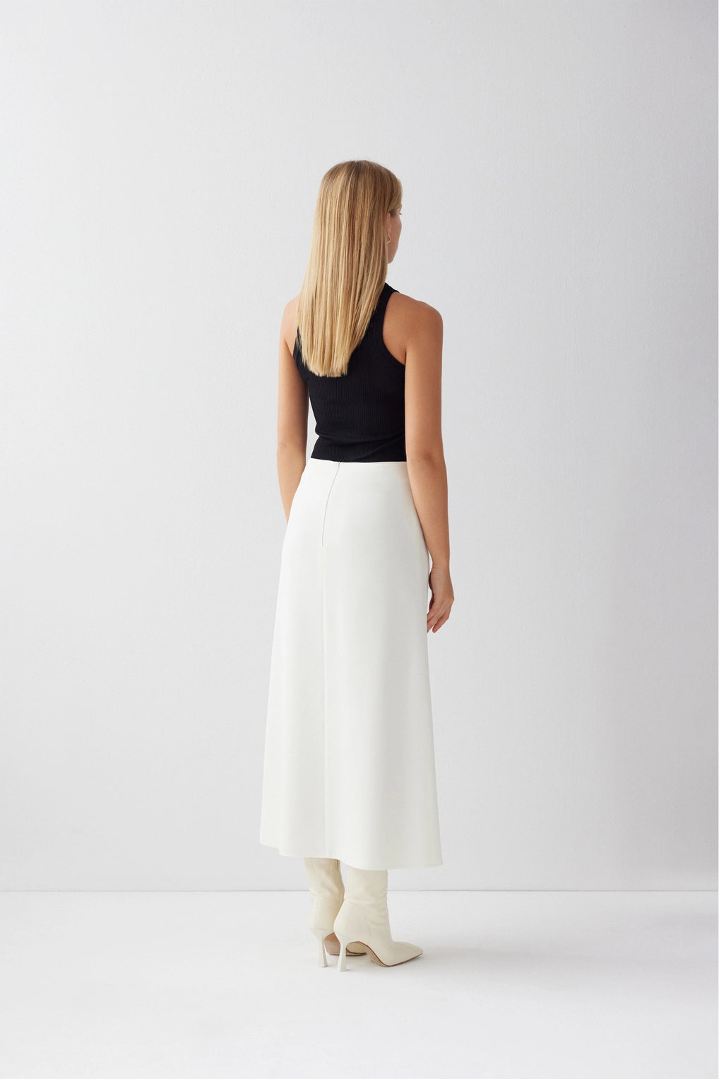 Lis | Straight Cut Lined Skirt