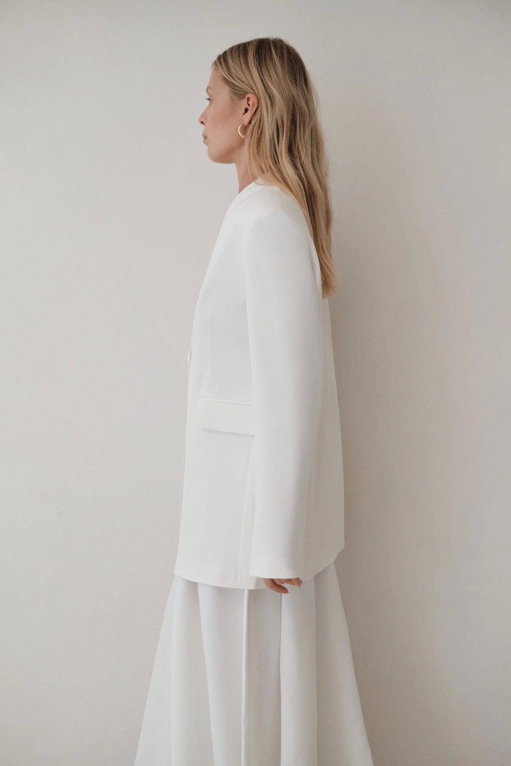 Lustre | Structured Single-Button Blazer